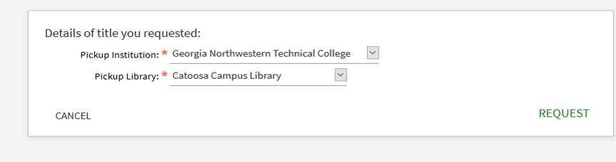 Placing a TechShare Request
